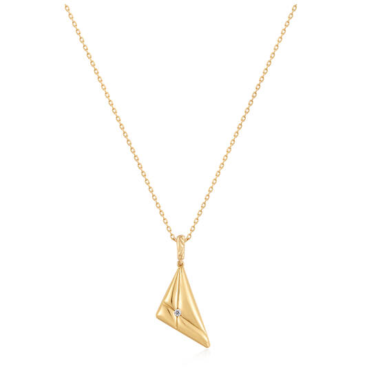  Sunshine Chaser - Silber / 14kt GP - Zirkonia - 50cm
